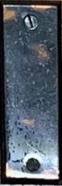 Yale & Towne CZ18 — Copper-plated, Buffed surface, Old Metal Medium dark, relieved irregularly